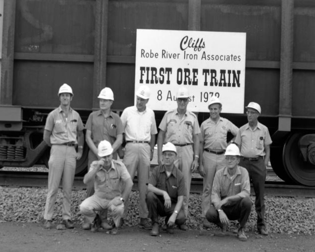 1972 First Robe River ore train