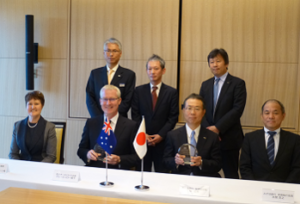 Signing of MOU between Mizuho and Austrade